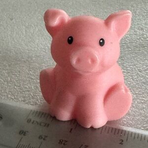 Little people, pink pig